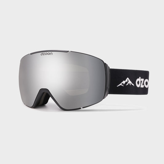 GlacierX Magnetic Goggles Gray Mirror and Extra Lens