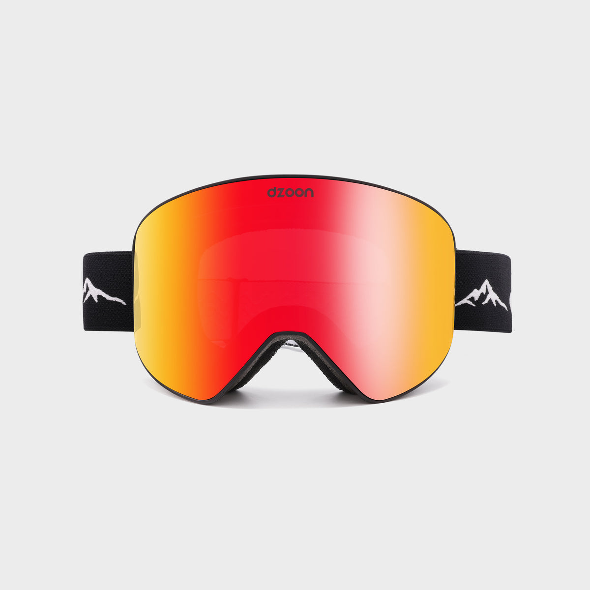 SlopeX Snowboard and Ski Goggles Red Lens